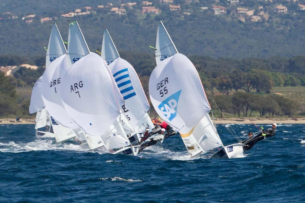 ISAF Sailing World Cup Hyeres 2013 - 470 fleet © Thom Touw http://www.thomtouw.com